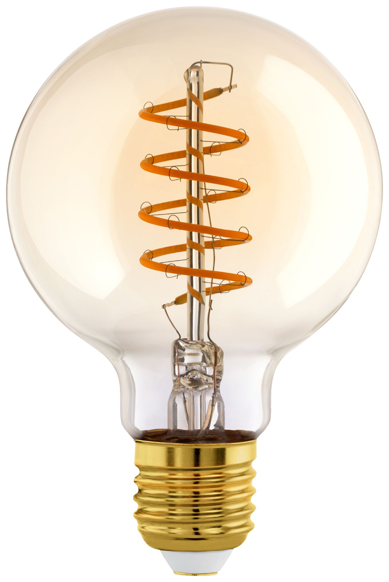 Lampe LED Eglo E27 4W 245lm 2000K 95×137mm G95 clair 360°