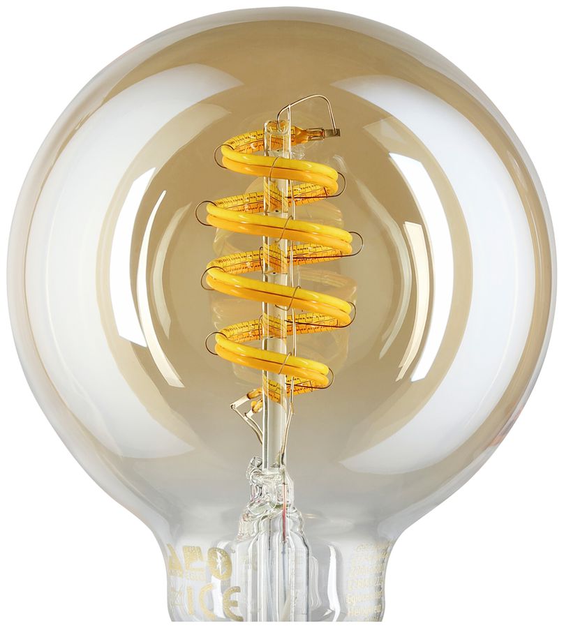 LED-Lampe Eglo CONNECT.Z E27 7W 2200…6500K G80 klar amber Bt/BLE DIM Ø80mm