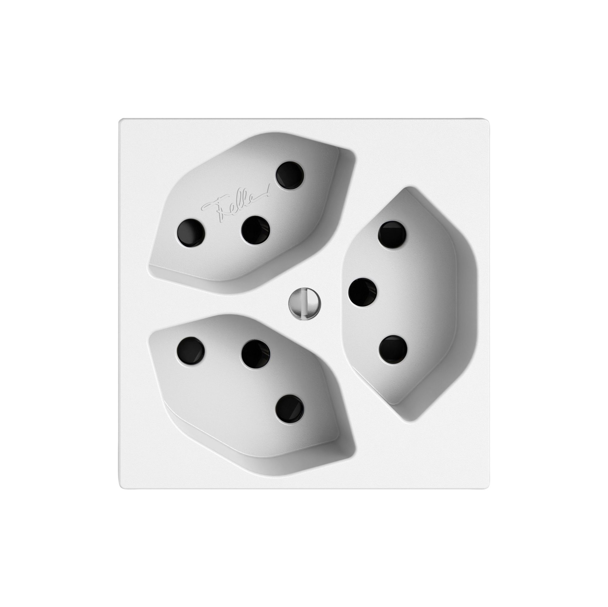 Prise EDIZIO.liv SNAPFIX® 3×T13 avec shutter bc