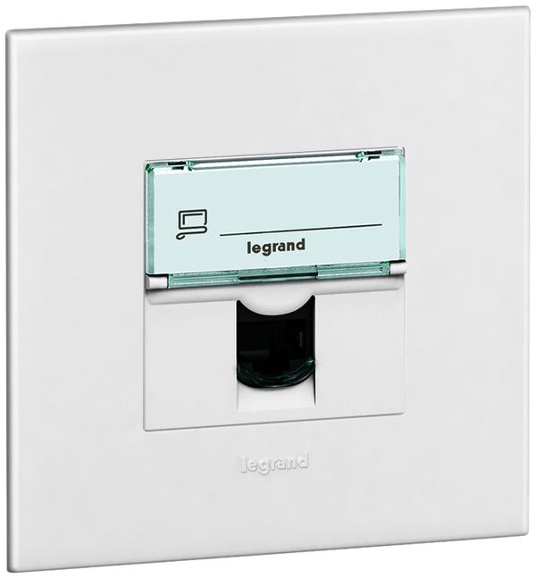 UP-Anschlussdose ATO UTP 1×RJ45 weiss Kat.6 Gr.I