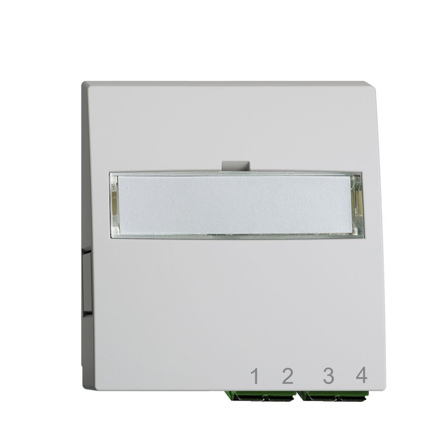 UP-Anschlussdose FTTH EDIZIOdue FH 2×LC APC Duplex F hellgrau