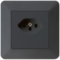 Prise ENC kallysto.trend T23 noir bornes à vis