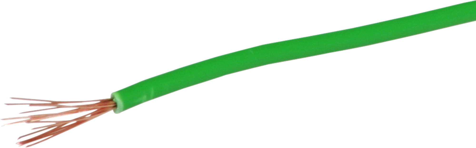 T-Litze 0.5mm² grün Eca, Spule à 200m