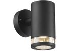 Applique Nordlux Birk 1×GU10 28W IP44 Ø90mm noir