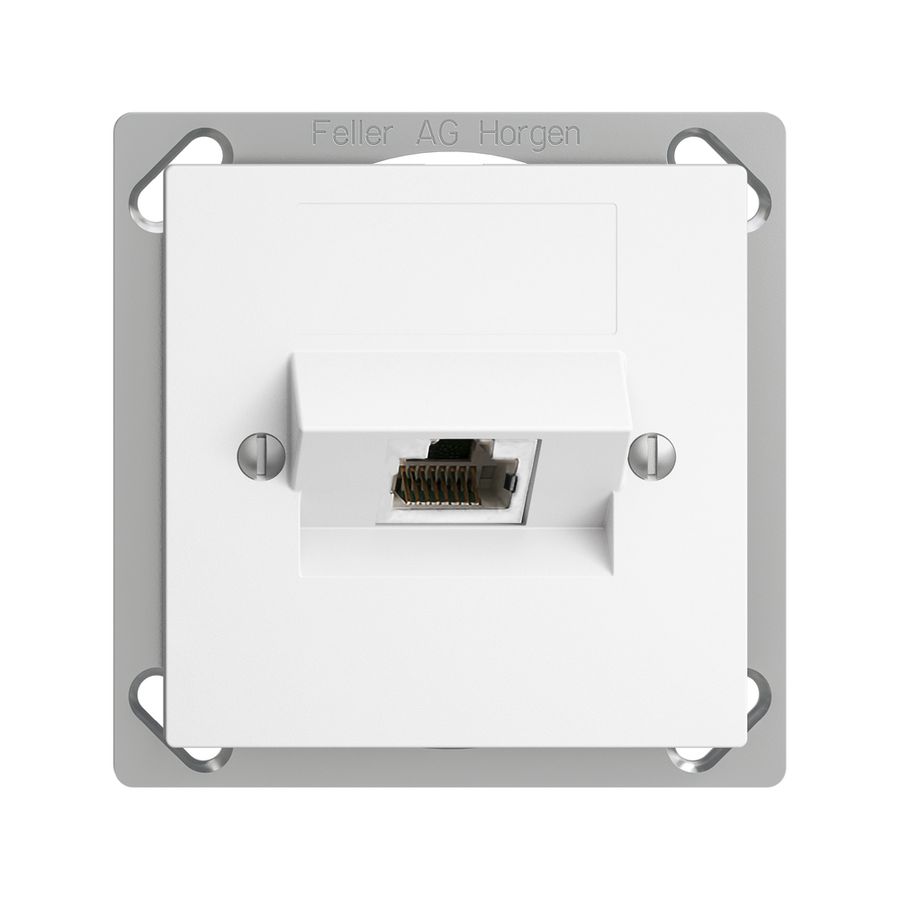 EB-Dose 1×RJ45/s 4P ITplus EDIZIOdue weiss