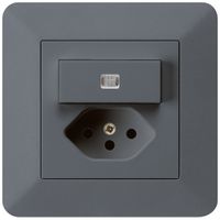 Combinazione luminosa INC A-R/1P+T13 antracite kallysto.trend