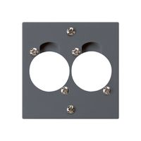 UP-Montageset für 2 XLR anthrazit kallysto