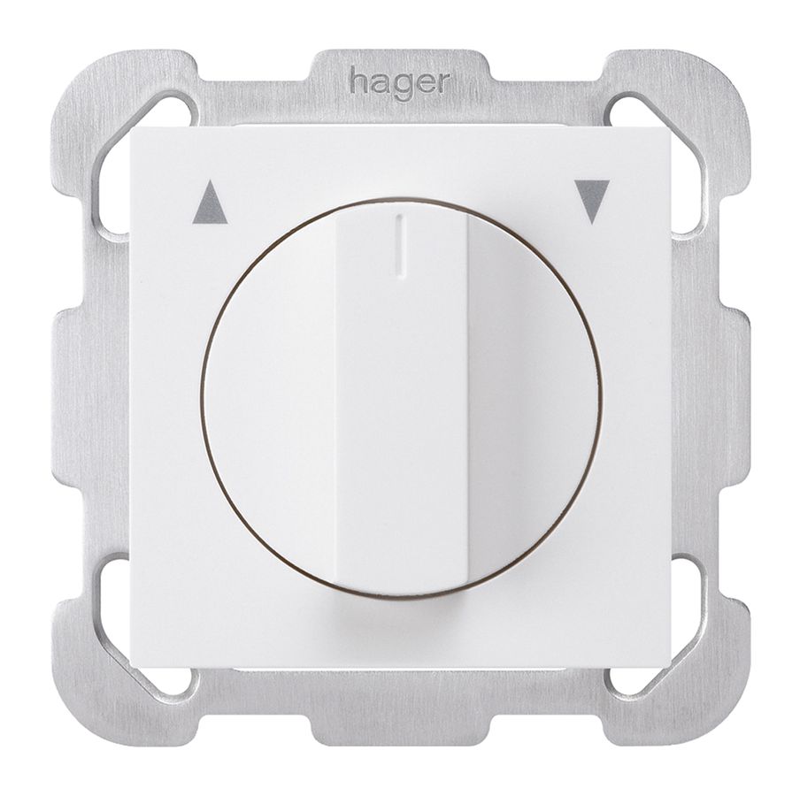 UP-Storendrehschalter/taster umschaltbar kallysto weiss