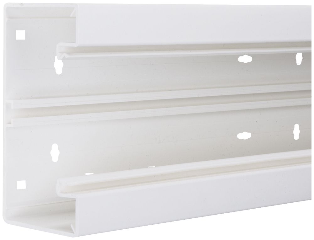 Profilé de base BR 65×130mm couvercle 80mm sans halogène blanc trafic