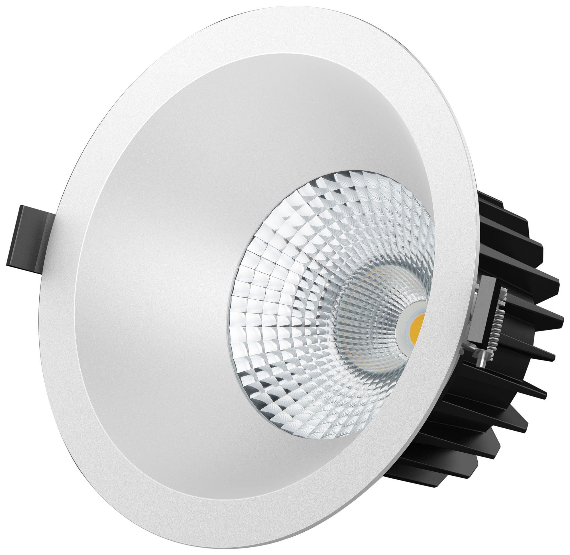 EB-LED-Spot maxLUCE ATMO 150 18W 1860lm 3000…4000K IP44 1-10V DALI2 Ø150mm weiss