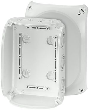 Boîte de dérivation AP Hensel KF G 10mm² sans bornes gris