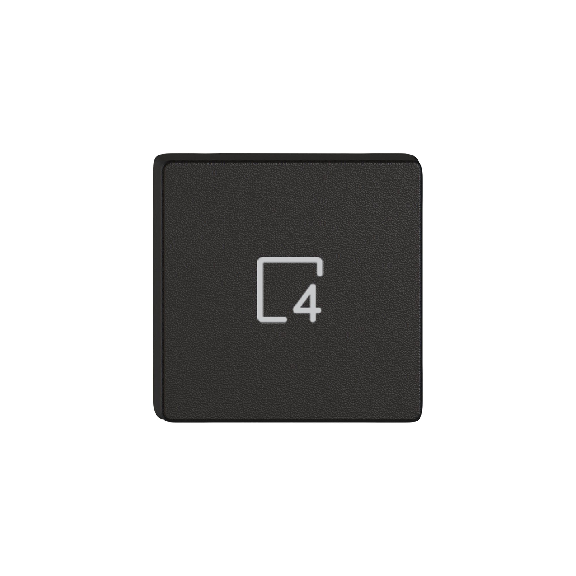 Taste 1/4 EDIZIO.liv Wiser mit SNAPFIX® mit Symbol Szene 4 sz