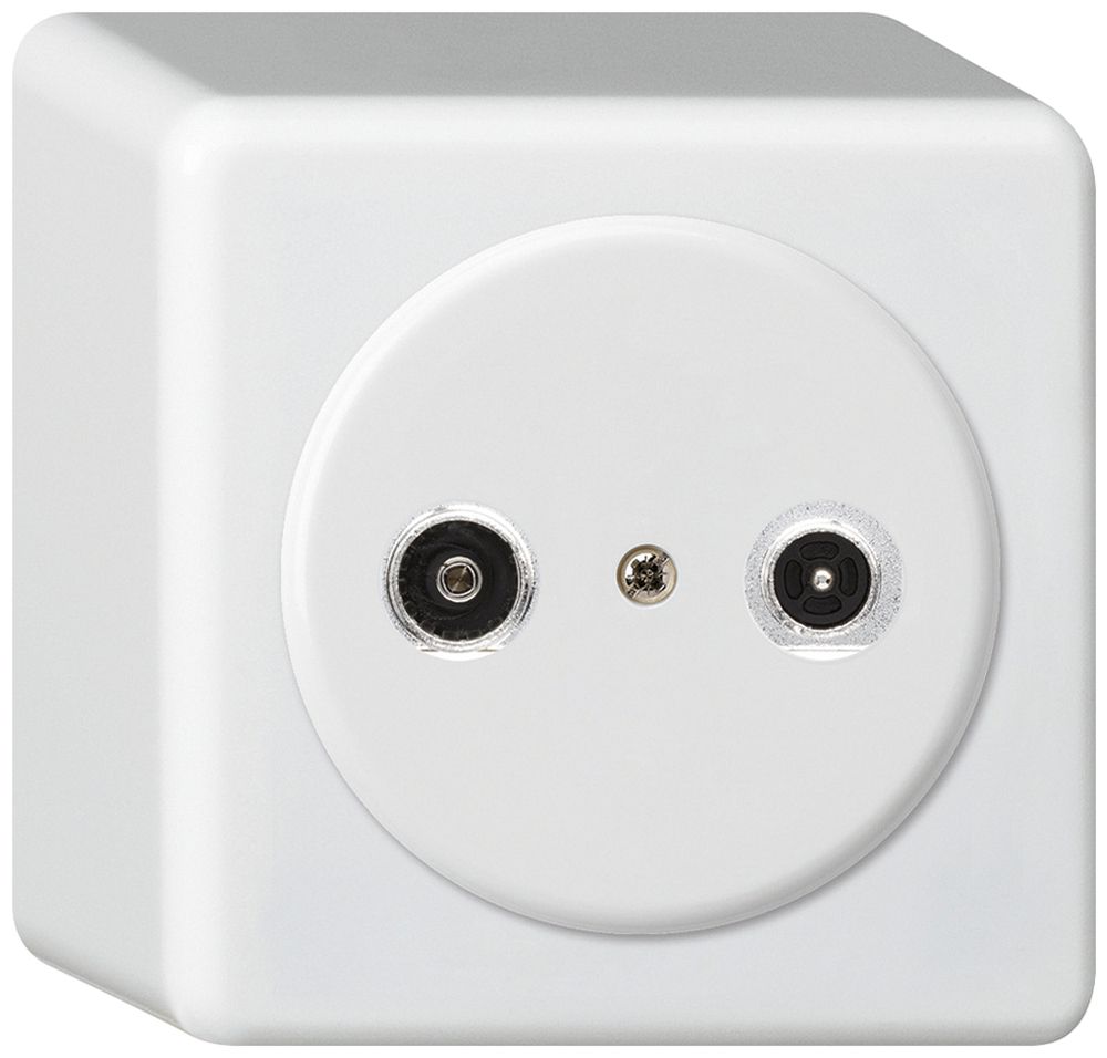 AP-Antennendose basico TV-R 23dB 2GHz weiss