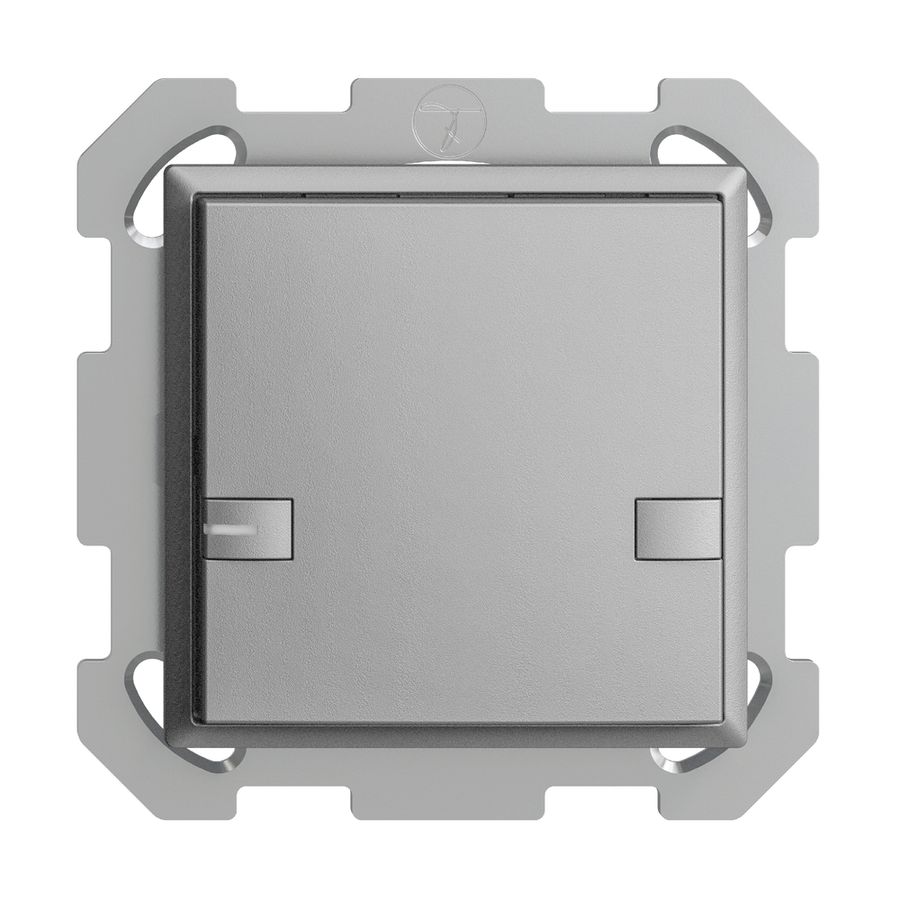 Poussoir KNX RGB ENC EDUE, 250mW, a.LED RGB, 1×poussoir, comm.2×touches, si