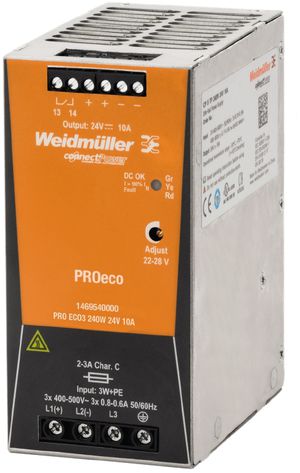 Alimentation à découpage Weidmüller Connect Power PRO ECO3 240W 24V 10A