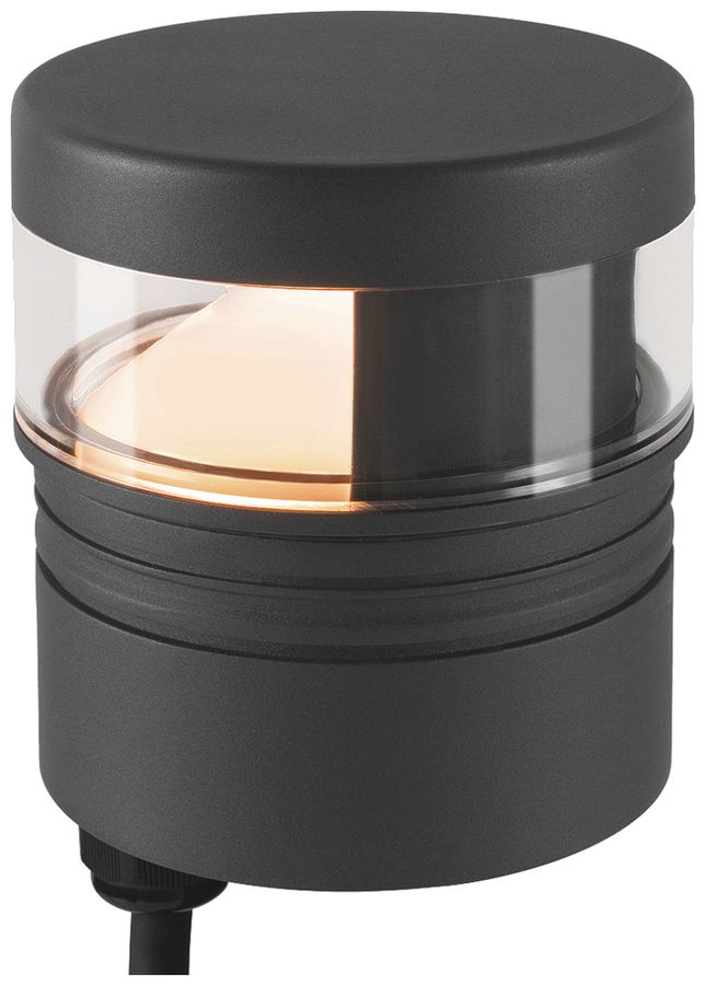 LED-Leuchtenkopf SLV M-POL S 10W 700lm 827 IP65 DALI Ø120.9 anthrazit 180°