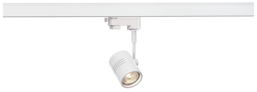 Strahler SLV BIMA, GU10 50W mit 3-Phasen-Adapter IP20 mattweiss