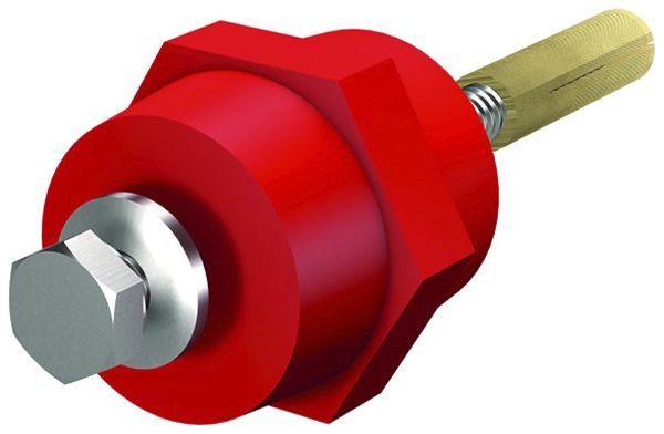 Stützisolator Flury PA 23 M10, inkl.Gewindestift Inox A2 und Messingdübel