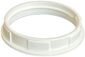 Schraubring Elektrogros E27 Kunststoff 47×9mm weiss