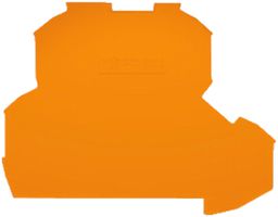 Paroi de fermeture WAGO TOPJOB-S orange 2P pour série 2002