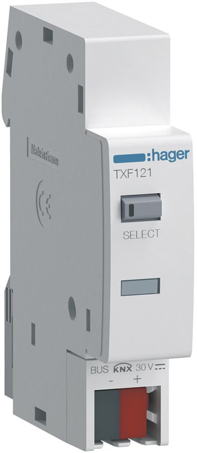 Interfaccia contatore AMD KNX Hager TXF121 per contatore energia con modulo IR