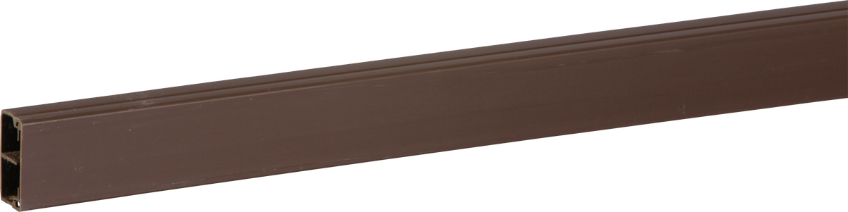 Canale d'installazione tehalit LF 35×20×2000mm (l×h×L) PVC marrone con divisorio