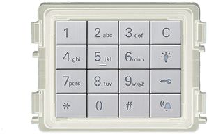 Modulo tastiera ABB-Welcome A251382K-W-04 29×71×98mm weiss