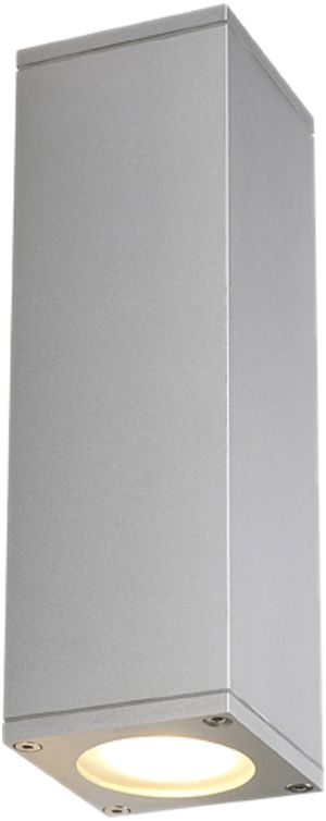 Applique SLV THEO UP/DOWN OUT, 2×GU10 35W IP44 gris argenté