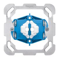 Einsatz Schalter kallysto S3/1L+W mit Befestigungsplatte