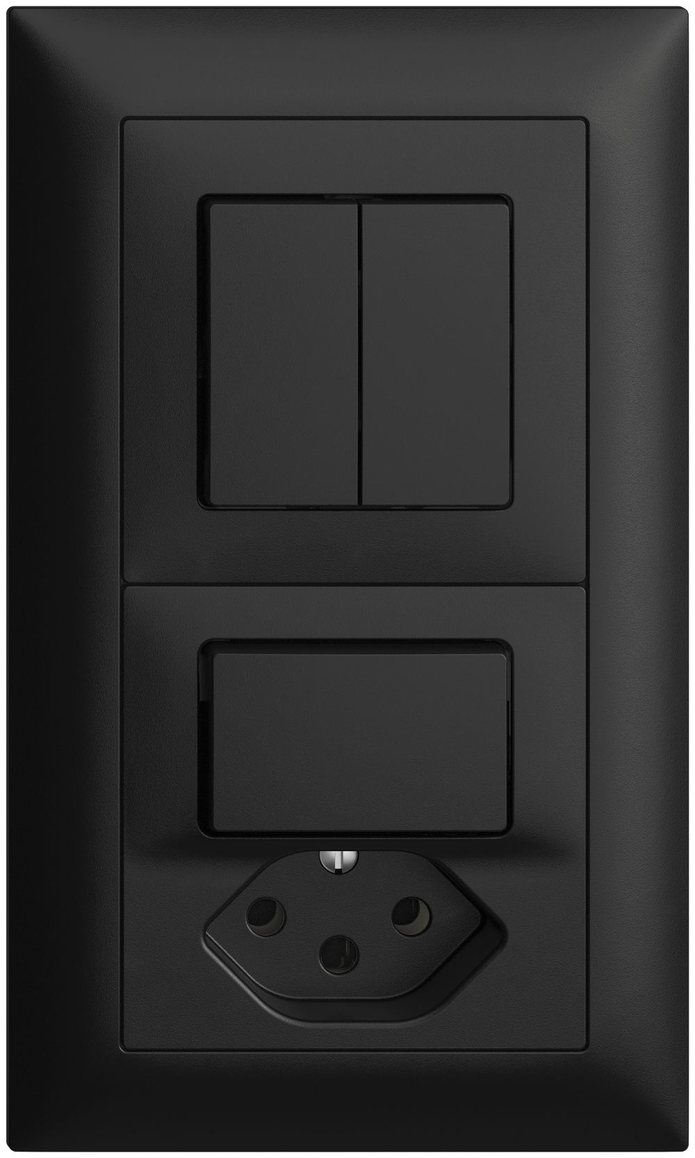 UP-Kombination EDIZIOdue 1/1P+3/T13 schwarz