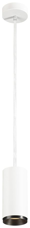 LED-Pendelleuchte SLV NUMINOS M DALI 20W 1925lm 2700K 24° Ø85×185mm weiss