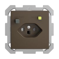 UP-Steckdose EDIZIOdue T23 FI 30mA FM, shutter, coffee