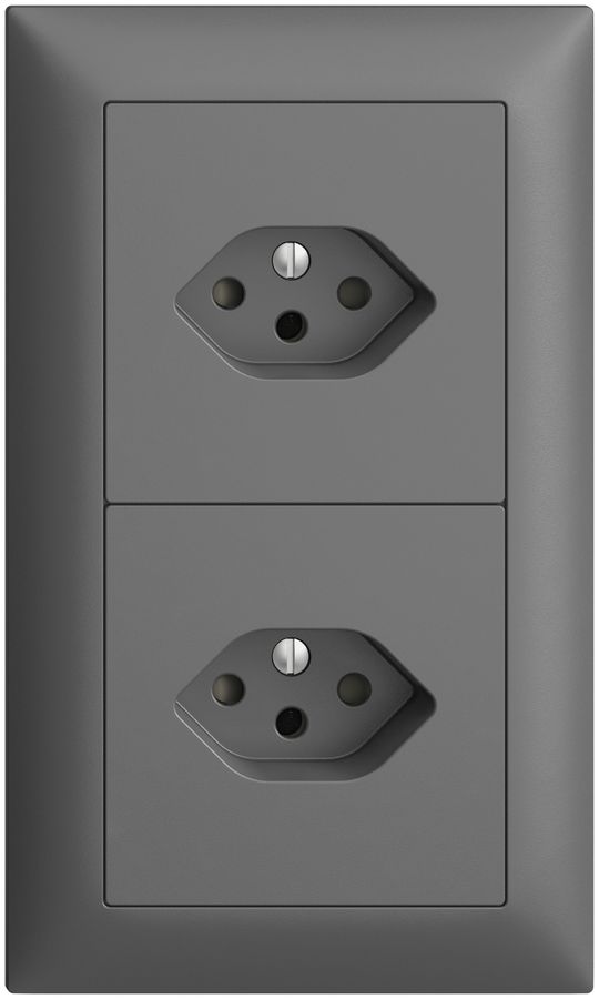 Combinazione INC I-I EDIZIOdue 2×T13 grigio scuro