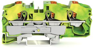 Schutzleiterklemme WAGO TOPJOB-S 16mm² 3L grün/gelb Serie 2216