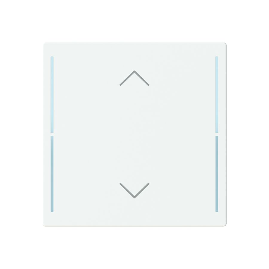 Tasterabdeckung ABB SIDUS touch 1-fach "Wippe-Auf/Ab" weiss