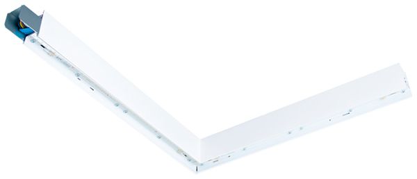 LED-Pendelleuchte SG Lineal suspended Corner 17W 1830lm 830 DALI 642mm weiss