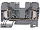 Borne de passage joignable WZ 1.5…10mm² 60A 600V ressort 2×1 rail DIN 35mm gr