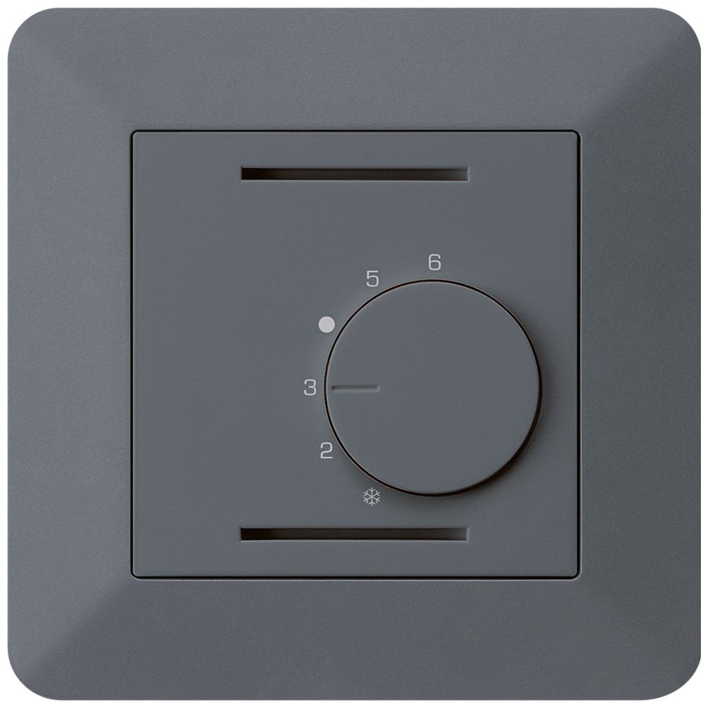 Termostato ambiente INC kallysto.trend antracite senza interruttore