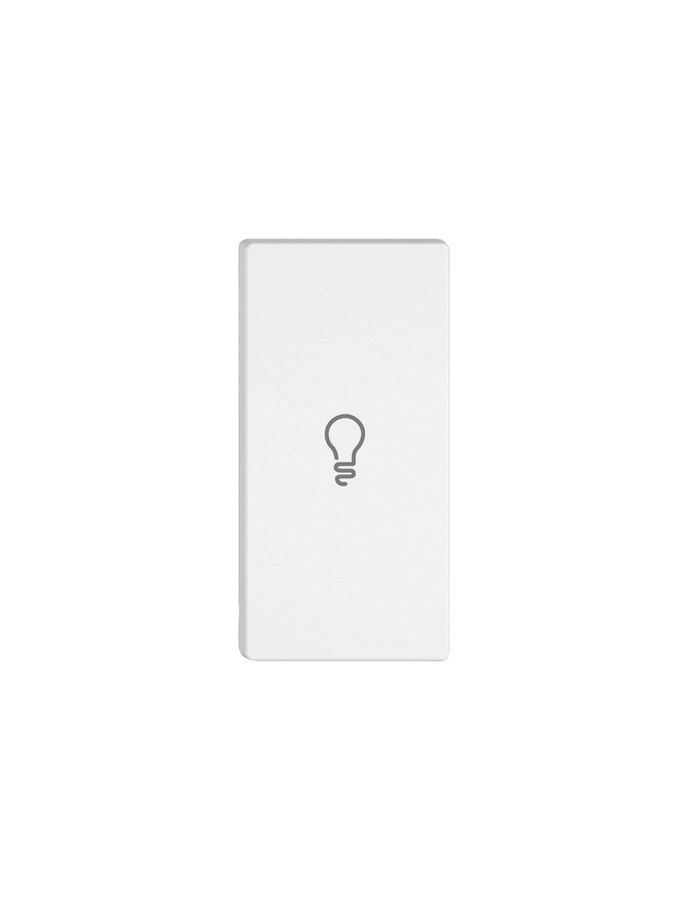 Taste 1/2 EDIZIO.liv Wiser mit SNAPFIX® horiz.mit Symbol Licht ws