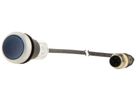 Poussoir lumineux Eaton C22-DL-B-K10-24-P1 plat bleu Ø22.5mm 1NO IP67/IP69K