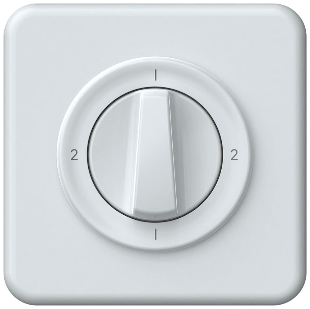 Interrupteur rotatif ENC origin commutateur 3/1L 16A 250V 1-2-1-2 92×92mm blanc