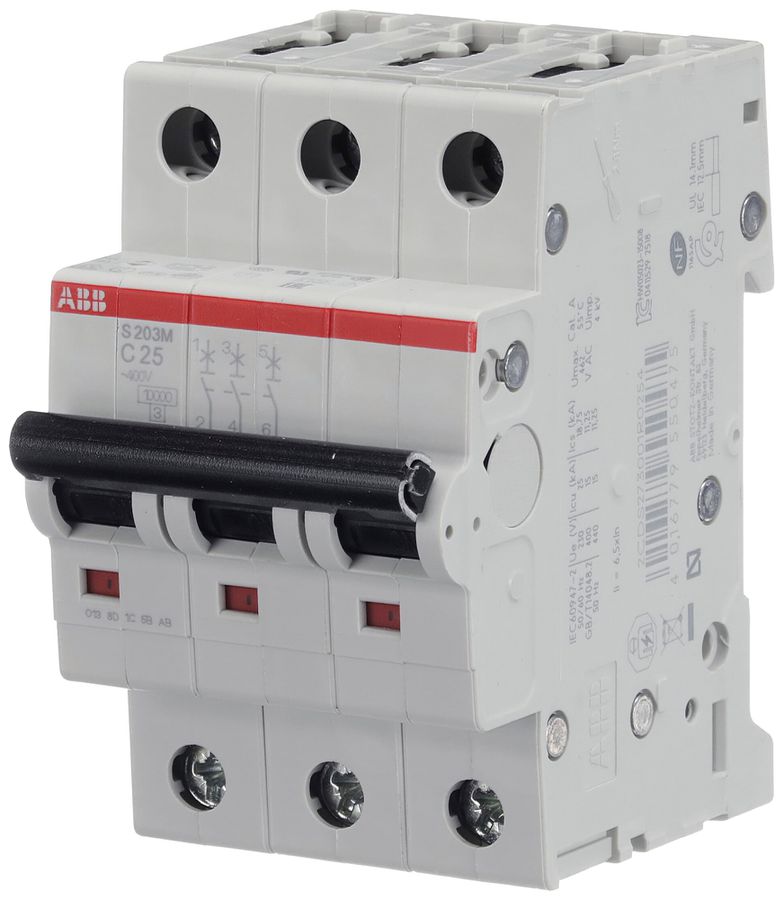 Disjoncteur ABB S203M-C25 25A C 10kA