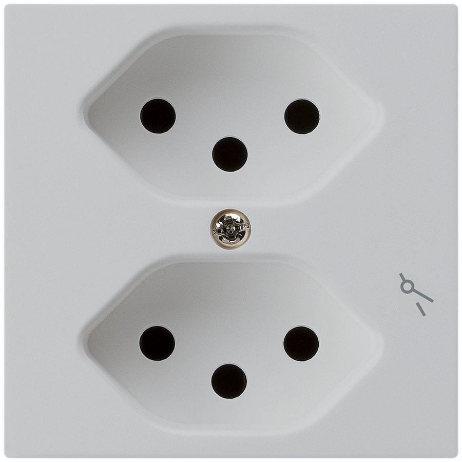 Presa INC kallysto 2×T13/1 grigio chiaro