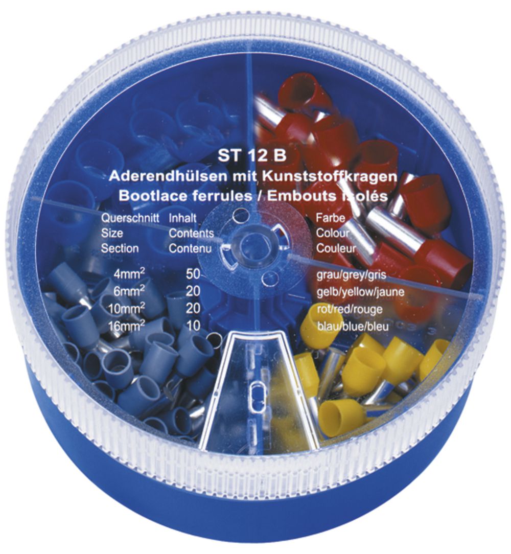 Aderendhülsen-Sortiment Ferratec isoliert SD98