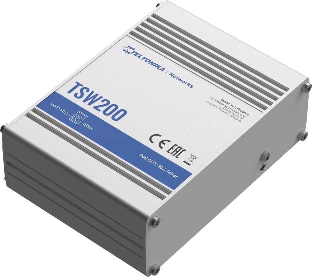 Teltonika TSW200 POE+ GB-Ethernet Switch