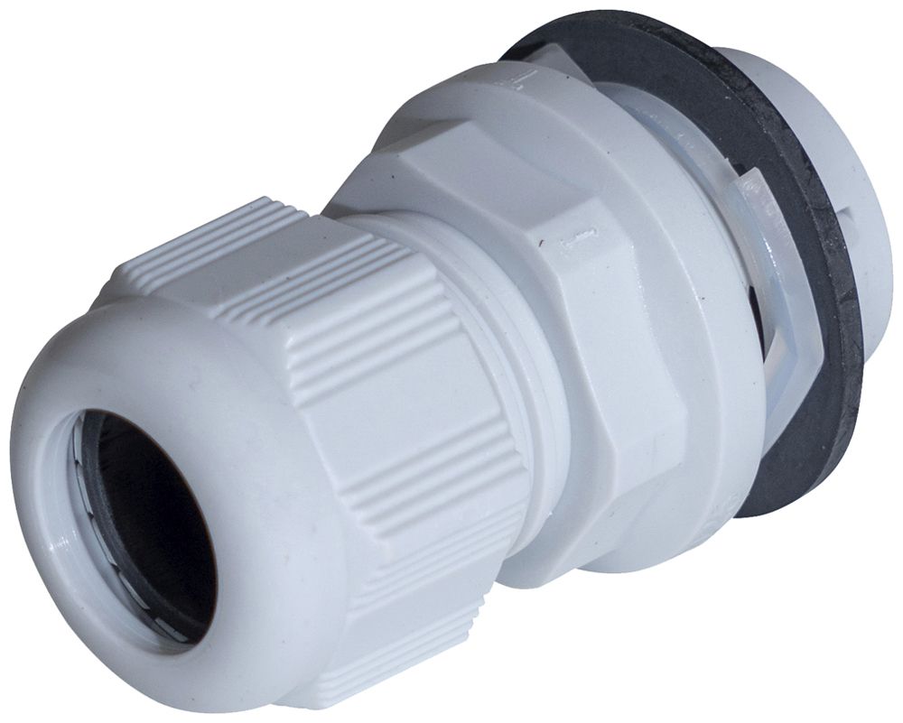 Presse-étoupe Plica SNAP-IN, M25 pour câble Ø11…17mm 9mm PA IP68 gris clair