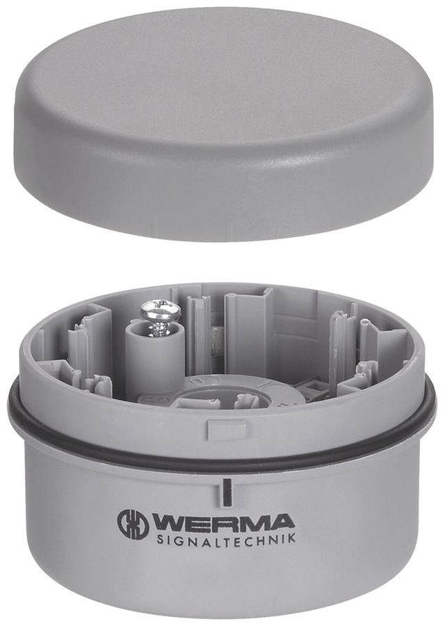 Anschlusselement WERMA BWM 12...230VAC/DC, grau