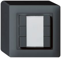 Poussoir universel AP 6×kallysto sans LED anthracite