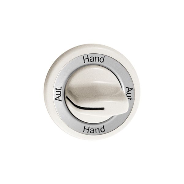 Kit front. Aut.-Hand-Aut.-Hand per interr.rotativo bianco