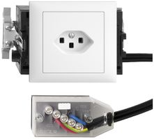 Prise INC EDIZIOdue T23 L2 blanc 49…69mm Snap pour Technofil